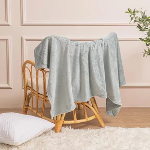 Koc 70 x 150 Pluszowy Mikrofibra Willy Szary - Koce - miniaturka - grafika 3