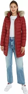 Kurtki damskie - Tommy Jeans Damska kurtka puchowa Tjw Essential z kapturem, Czerwony, XXL - miniaturka - grafika 1