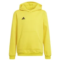 Bluzy sportowe męskie - Adidas, Bluza ENTRADA 22 Hoody Y HI2142, 152 cm, żółty - miniaturka - grafika 1