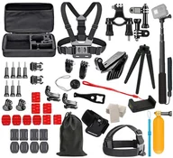 Akcesoria do kamer sportowych - ZESTAW 63W1 AKCESORIA DO GOPRO HERO 10 9 8 7 6 5 - miniaturka - grafika 1