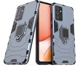 Samsung Hurtel Ring Armor pancerne hybrydowe etui pokrowiec + magnetyczny uchwyt Galaxy A72 4G niebieski - Etui i futerały do telefonów - miniaturka - grafika 1