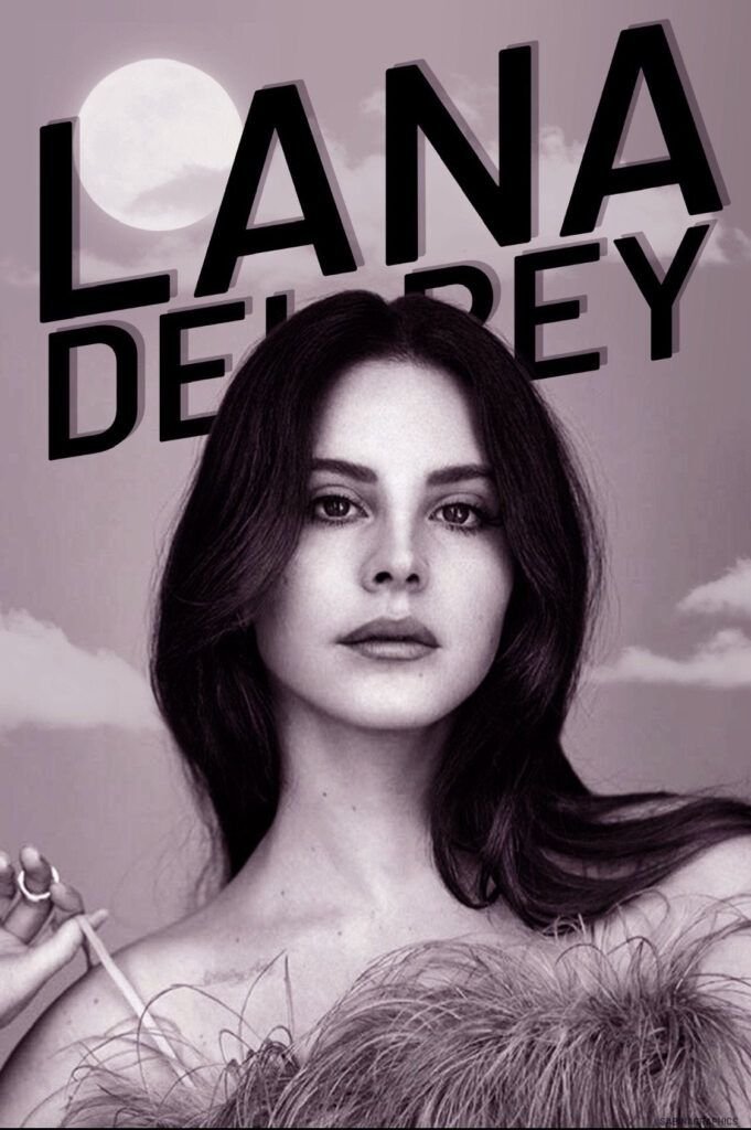 PODKŁADKA POD MYSZ Z Nadrukiem 22x18 cm Lana Del Rey Vintage Tekst Prezent