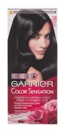 Farby do włosów i szampony koloryzujące - Garnier 1,0 Ultra Onyx Black Color Sensation Farba do włosów 40ml (W) (P2) - miniaturka - grafika 1
