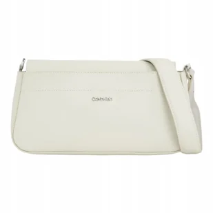 Calvin klein torebka damska business shoulder bag_saffiano beżowa - Torebki damskie - miniaturka - grafika 1