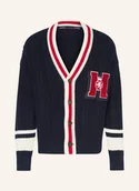 Swetry damskie - Tommy Hilfiger Kardigan blau - miniaturka - grafika 1