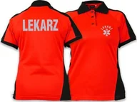 Odzież robocza - North Wind + medical Koszulka ratownicza Polo FLUO damska odblaskowa - miniaturka - grafika 1