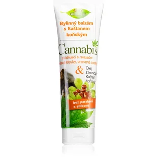 Bione Bione Cannabis balsam ziołowy z kasztanowcem 300ml - Balsamy i kremy do ciała - miniaturka - grafika 1