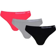 Komplety bielizny - Majtki damskie Reebok Kamila 3pak figi bezszwowe-S - miniaturka - grafika 1