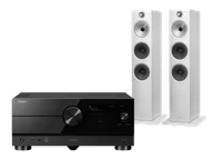 Zestawy stereo - Yamaha RX-A4A (czarny) + 603 S2 Anniversary Edition (biały) - miniaturka - grafika 1