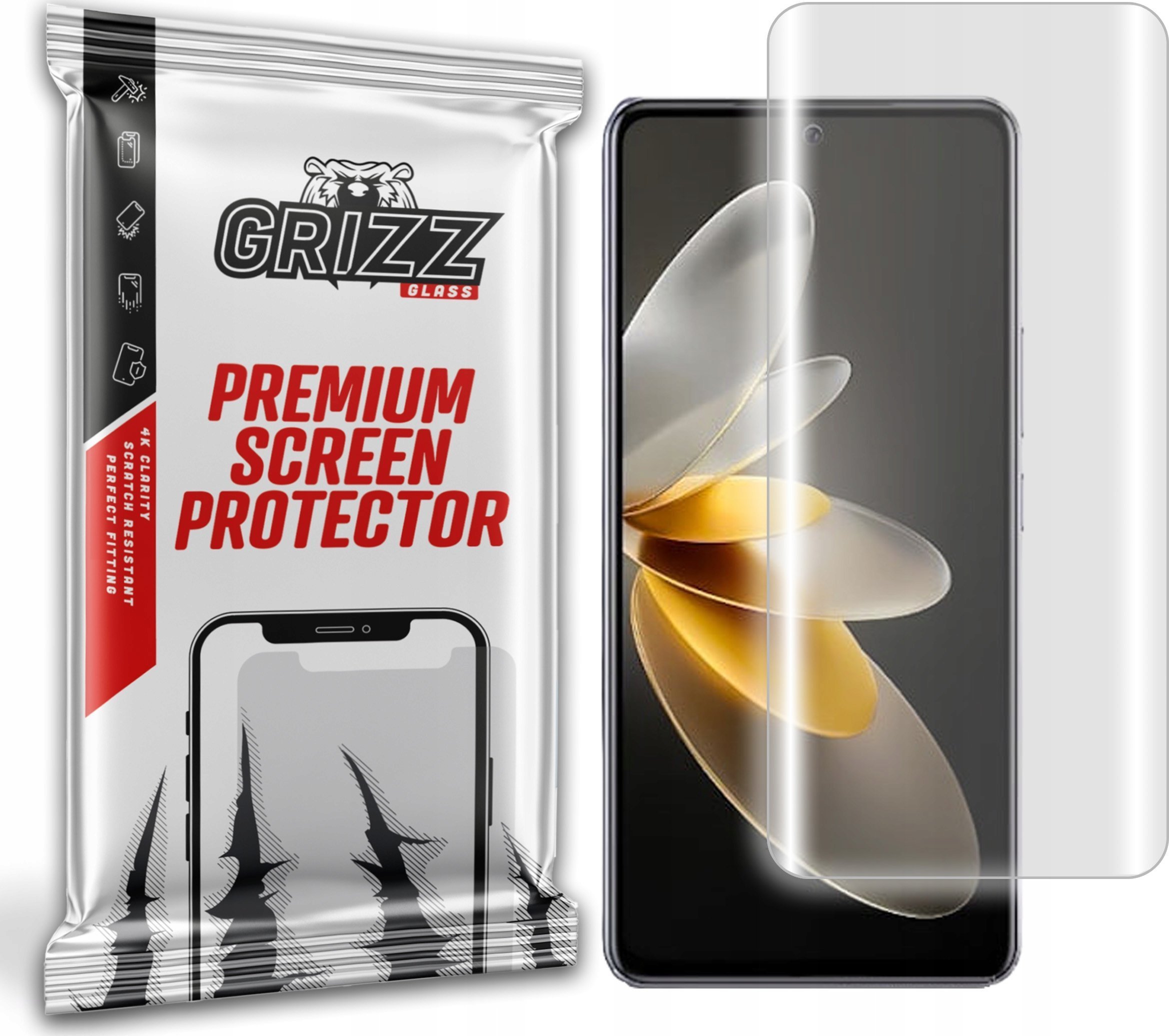 GrizzGlass Folia hydrożelowa GrizzGlass Hydrofilm do Vivo V27e