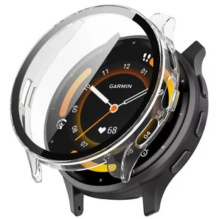 Etui + szkło 2W1 do Garmin VENU 3 przezroczyste - Akcesoria do smartwatchy - miniaturka - grafika 1