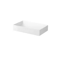 Umywalki - Umywalka nablatowa Meissen Keramik Werta 60x35 cm prostokątna biały połysk K691-001 - miniaturka - grafika 1