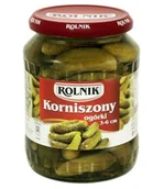 Pasztet i przetwory mięsne - ROLNIK Ogórki korniszony 720ml [6] - miniaturka - grafika 1