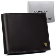 Portfele - Duży portfel męski z systemem RFID Protect Rovicky - miniaturka - grafika 1