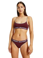 Majtki damskie - Tommy Hilfiger Majtki Damskie Bikini Red Uw0Uw03163 Vlp Xs - miniaturka - grafika 1