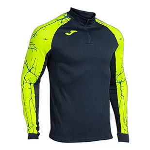 Joma Bluza męska Elite Ix, granatowa, neonowo-żółta, XXL - Bluzy męskie - miniaturka - grafika 1
