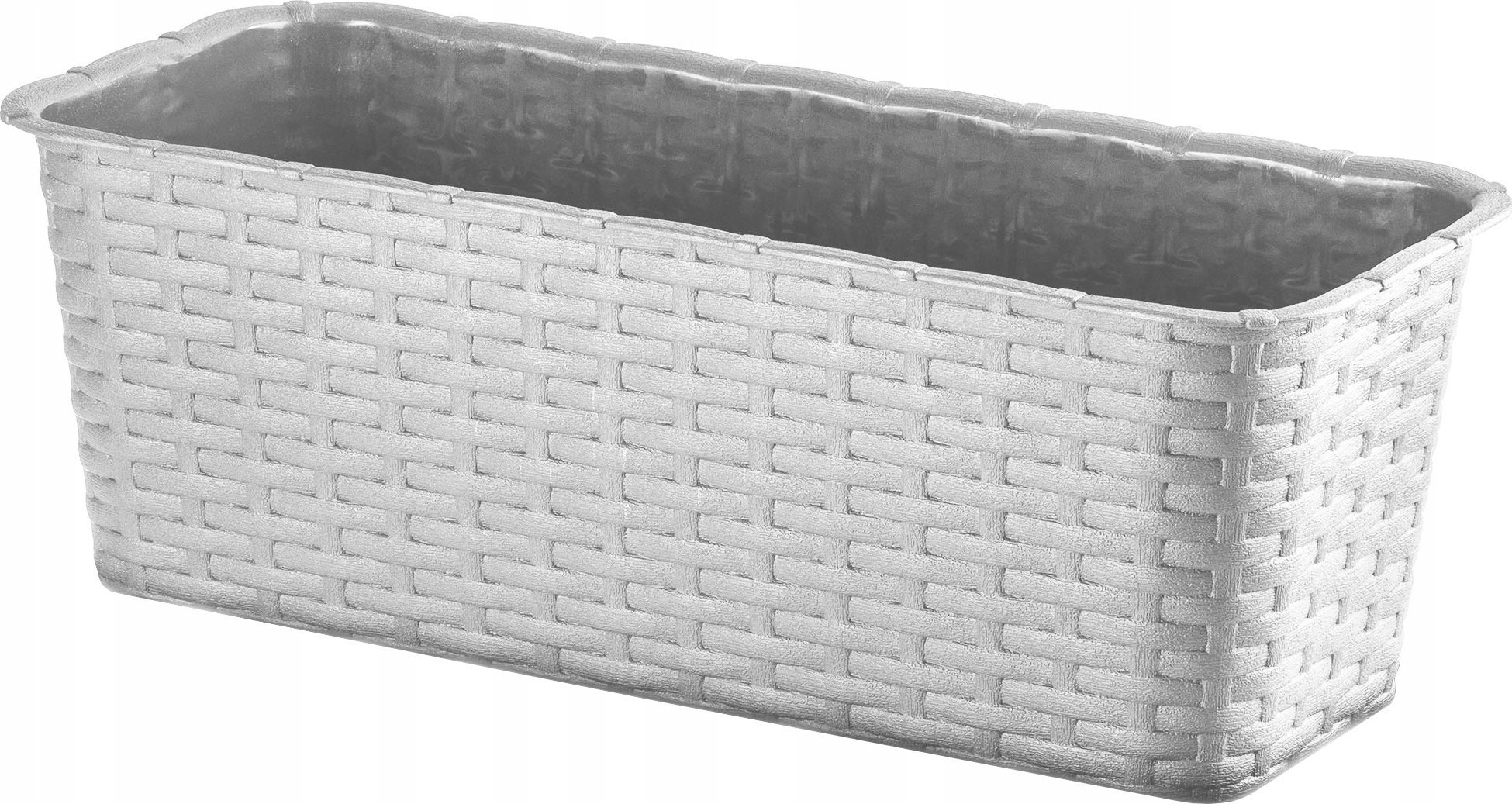 Kadax Skrzynka Doniczka Balkonowa 40cm Rattan