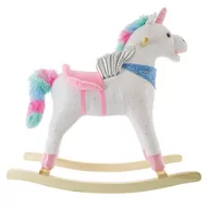 Skoczki dla dzieci - JEDNOROŻEC KOŃ NA BIEGUNACH BUJAK RUSZA SIĘ DŹWIĘKI - miniaturka - grafika 1
