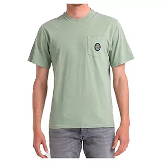 Koszulki męskie - Replay Męski T-shirt M6153, 634 Oregon Green, XXL - grafika 1