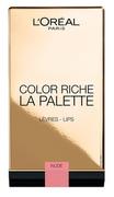 Błyszczyki do ust - Loreal Paris Paris Color Riche La Palette Lips paletka szminek Nude 6x1g - miniaturka - grafika 1