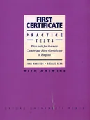 Książki do nauki języka angielskiego - Oxford university press First Certificate Practice Tests 1 + Answers - miniaturka - grafika 1