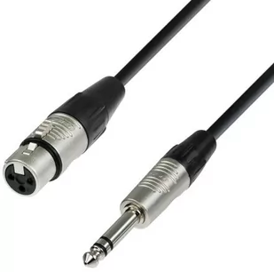 Adam Hall adam hall 4 Star Series rean XLR kabel żeński na wtyk 6,3 MM JACK K4BFV1000 - Akcesoria do nagłośnienia - miniaturka - grafika 1