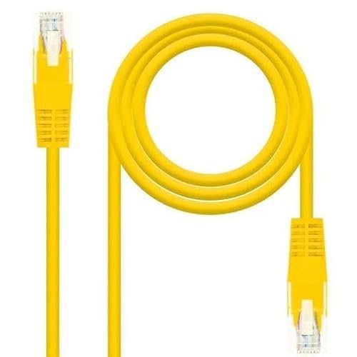 Kabel sieciowy Cat.6 UTP AWG24 żółty 30 cm - idealny do szybkich połączeń i wydajnej transmisji danych.