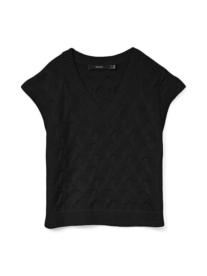 Vero Moda Bezrękawnik w kolorze czarnym