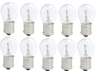ŻARÓWKA P21 12V 21W BA15S ŻARÓWKI BIAŁE ZESTAW ŻARÓWEK do samochodu 10 szt. - Żarówki samochodowe - miniaturka - grafika 1