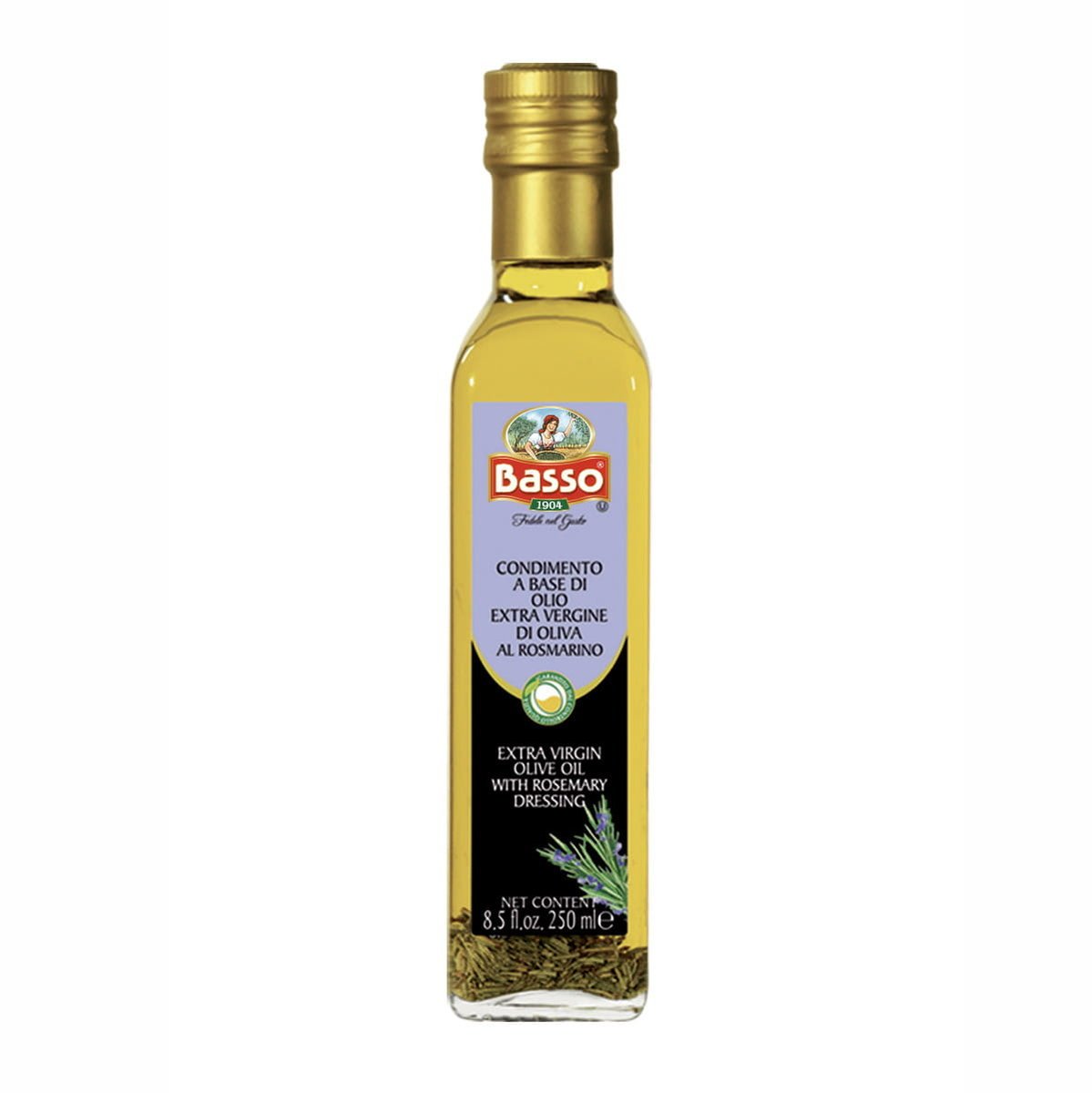 Oliwa Z Oliwek Extra Vergine Aromatyzowana O Smaku Rozmarynu 250 Ml Basso