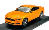 Samochody i pojazdy dla dzieci - MAISTO 2015 FORD MUSTANG POMARAŃCZOWY 1:18 31197 - miniaturka - grafika 1