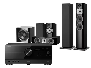 Kino domowe Yamaha RX-A4A (czarny) + 704 S3 + 706 S3 + HTM71 S3 + DB4S (czarny) - Kino domowe - miniaturka - grafika 1