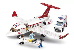 Sluban Klocki Służby Ratunkowe Aviation + Figurki G088171 B0370 4205 Z1c* - Klocki - miniaturka - grafika 1