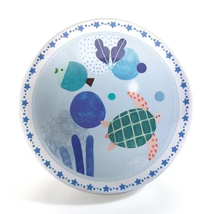 Djeco Piłka Gumowa Dla Dzieci Ocean 22Cm - Zabawki interaktywne dla dzieci - miniaturka - grafika 1