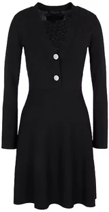 Armani Exchange Sustainable damska sukienka Soft Touch Casual Night Out, czarny, XL - Sukienki - miniaturka - grafika 1