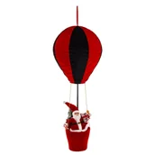 Ozdoby bożonarodzeniowe - Figurka Mikołaj W Balonie Materiałowa Świąteczna - miniaturka - grafika 1