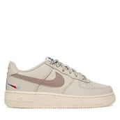 Buty dla chłopców - Sneakersy Nike Air Force 1 LV8 1 (GS) HQ1907 100 Beżowy - miniaturka - grafika 1