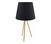 Lampy stojące - Lampa stołowa ELENA 1xE27/20W/230V czarna - miniaturka - grafika 1