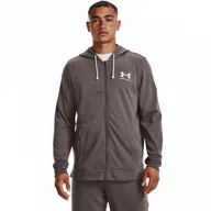 Bluzy męskie - Męska bluza dresowa rozpinana z kapturem UNDER ARMOUR UA Rival Terry LC FZ - miniaturka - grafika 1