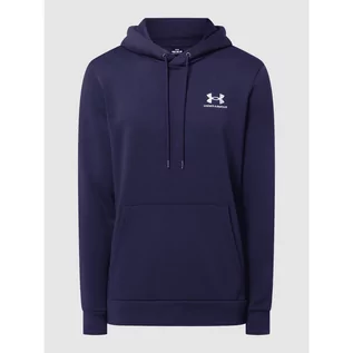 Bluzy męskie - Bluza z kapturem i kieszenią kangurką - Under Armour - grafika 1