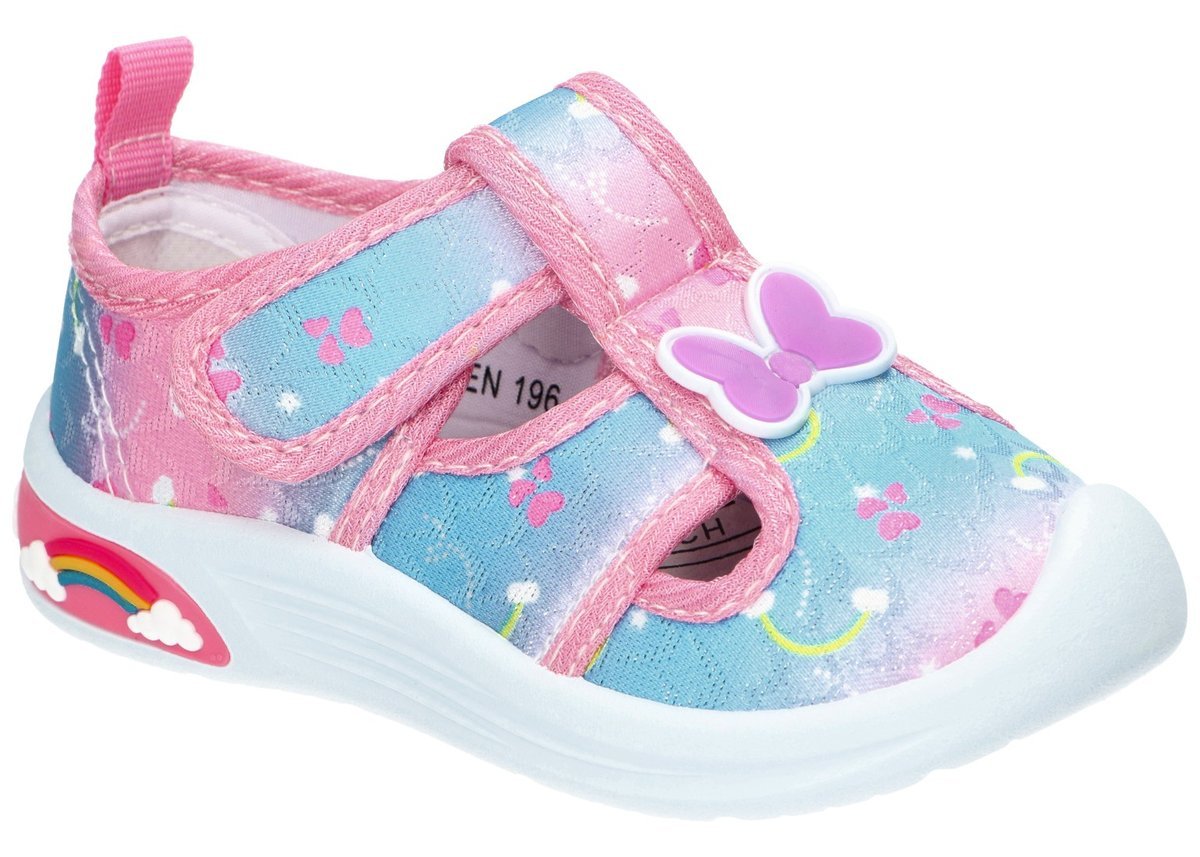 AMERICAN CLUB TEN196 SANDAŁKI KAPCIE TRAMPKI DZIECIĘCE WKŁADKA SKÓRZANA PN 26