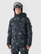 Kurtki narciarskie - Męska kurtka snowboardowa 4F z membraną NeoDry 10000 4FWAW24TTJAM509-90A MULTICOLOR S - miniaturka - grafika 1