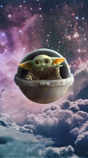 PUZZLE Yoda Star Wars Baby Yoda + IMIĘ Pudełko 120 el. - Puzzle - miniaturka - grafika 1