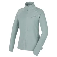 Bluzy sportowe damskie - Bluza damska Husky Aflee L Rozmiar: L / Kolor: jasnozielony - miniaturka - grafika 1