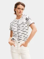 Koszulki i topy damskie - Desigual T-Shirt Lou 24SWTKA8 Biały Regular Fit - miniaturka - grafika 1