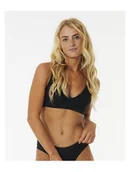 Stroje kąpielowe - Stanik kąpielowy RIP CURL Premium Surf D-Dd Deep V czarny S - miniaturka - grafika 1