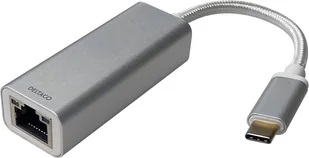 Deltaco USB-C tinklo adapteris DELTACO, 2,5G, aliuminis / USBC-GIGA6 - Adaptery i przejściówki - miniaturka - grafika 1