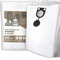 Worki do odkurzaczy - 20x Worek do Odkurzacza Starmix Sc Ard/ardl Syntetyczny Pojemny Mocny G9 - miniaturka - grafika 1