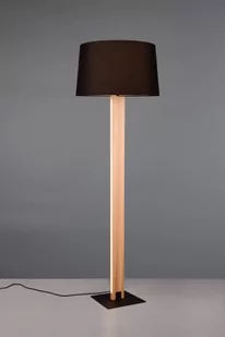 Rahul lampa podłogowa 1xE27+1xLED/10W czarna/jasne drewno 447610232 - Lampy stojące - miniaturka - grafika 1