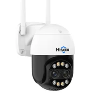Systemy inteligentnych domów - Bezprzewodowa kamera monitoringu Hiseeu 4K 8MP, obiektyw dualny, przybliżenie 8X, 2-kierunkowe audio, kolorowa noktowizja - miniaturka - grafika 1